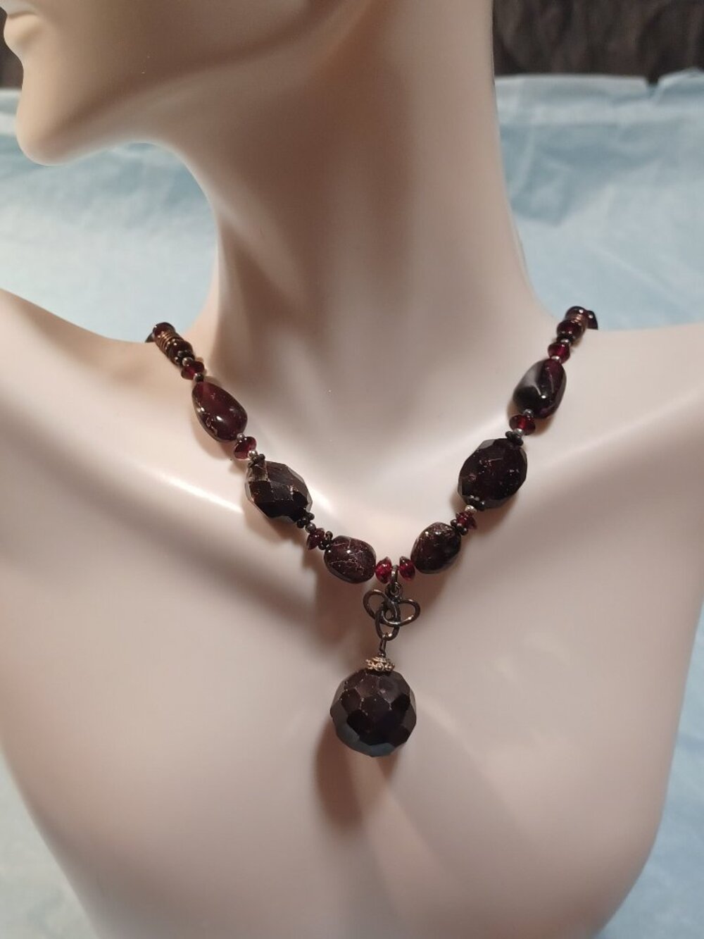 Not Too Big, Not Too Small, Just Right! - Garnet Necklace #1